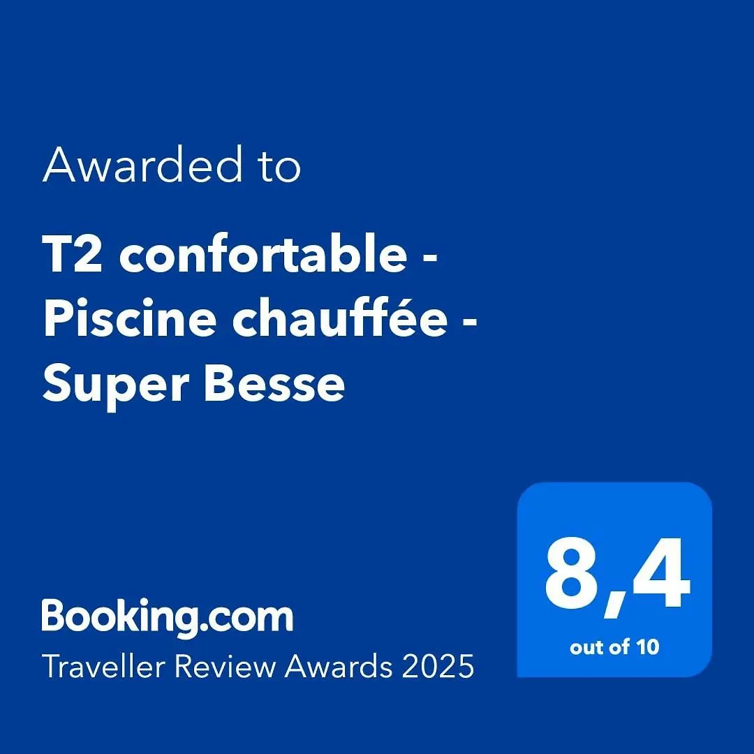Apartment T2 Confortable - Piscine Chauffee - Super Besse France